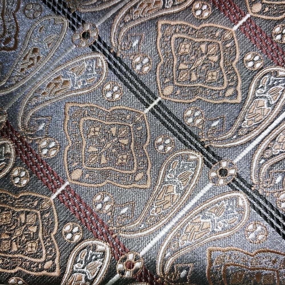 NWT John Sparks Paisley Tie 60" - Picture 2 of 5
